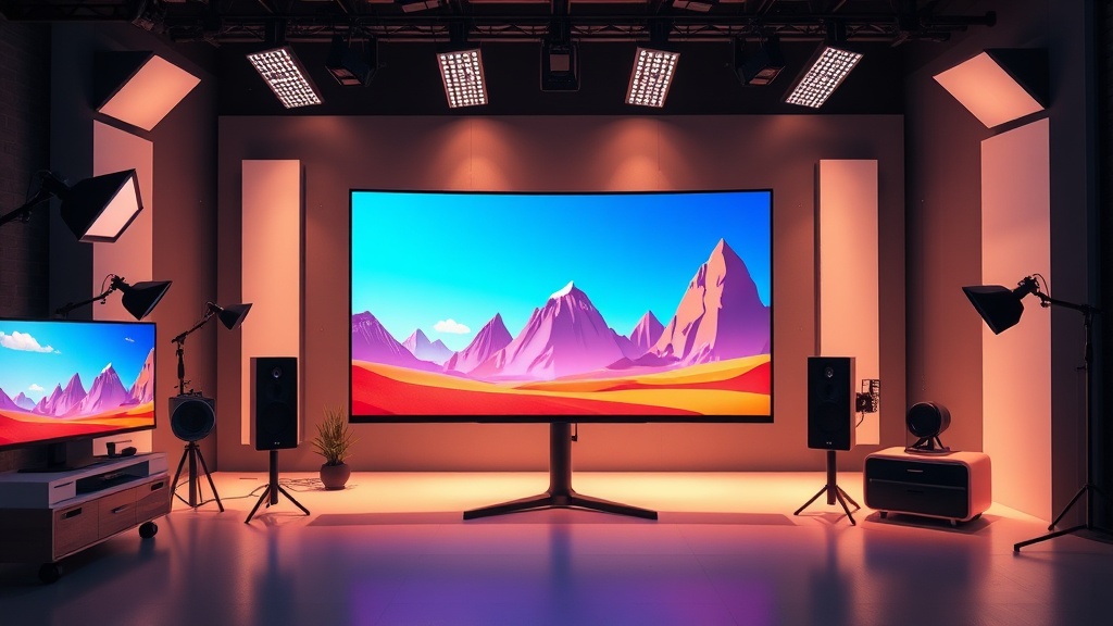 A professional designer using AI animation tools to create explainer videos for digital advertising campaigns.