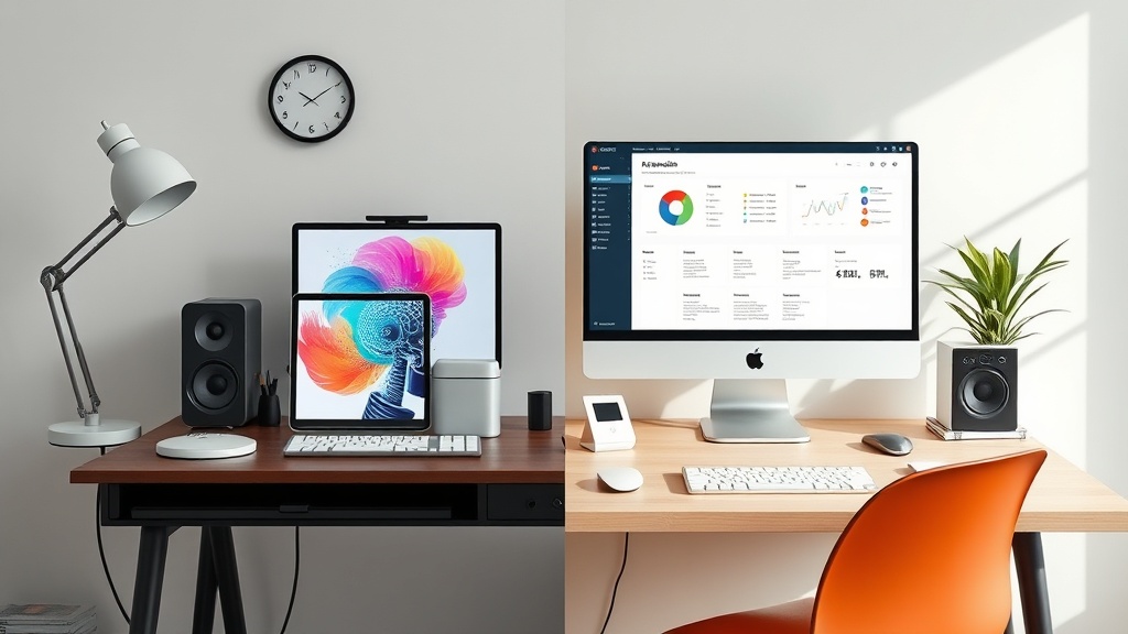 Comparing Canva AI design interface with Perplexity AI research dashboard for creative workflows.