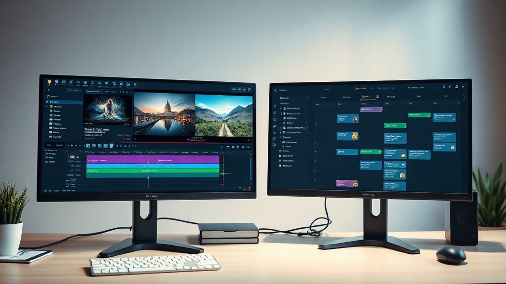 Professional AI video editing software interface comparing Pictory and Lumen5 workflows.