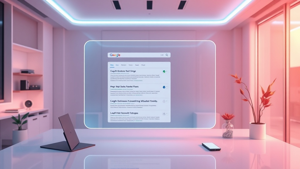 Professional using AI tools to optimize SEO meta descriptions for search results.